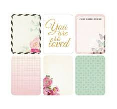 Kaisercraft Captured Moments SPARKLE! CARDS Journal Life 3"X4"