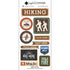 HIKING LIFE IS BETTER Outdoor Fun Stickers 11pc