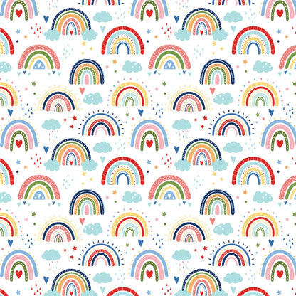 Echo Park My Favorite SUMMER RAINBOWS 12&quot;X12&quot; Scrapbook Paper