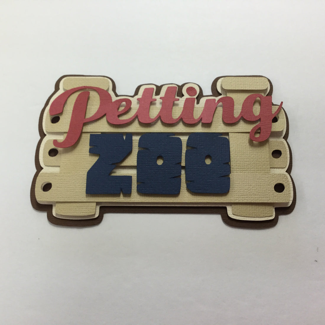 PETTING ZOO  Scrapbook Die Cuts Embellishment