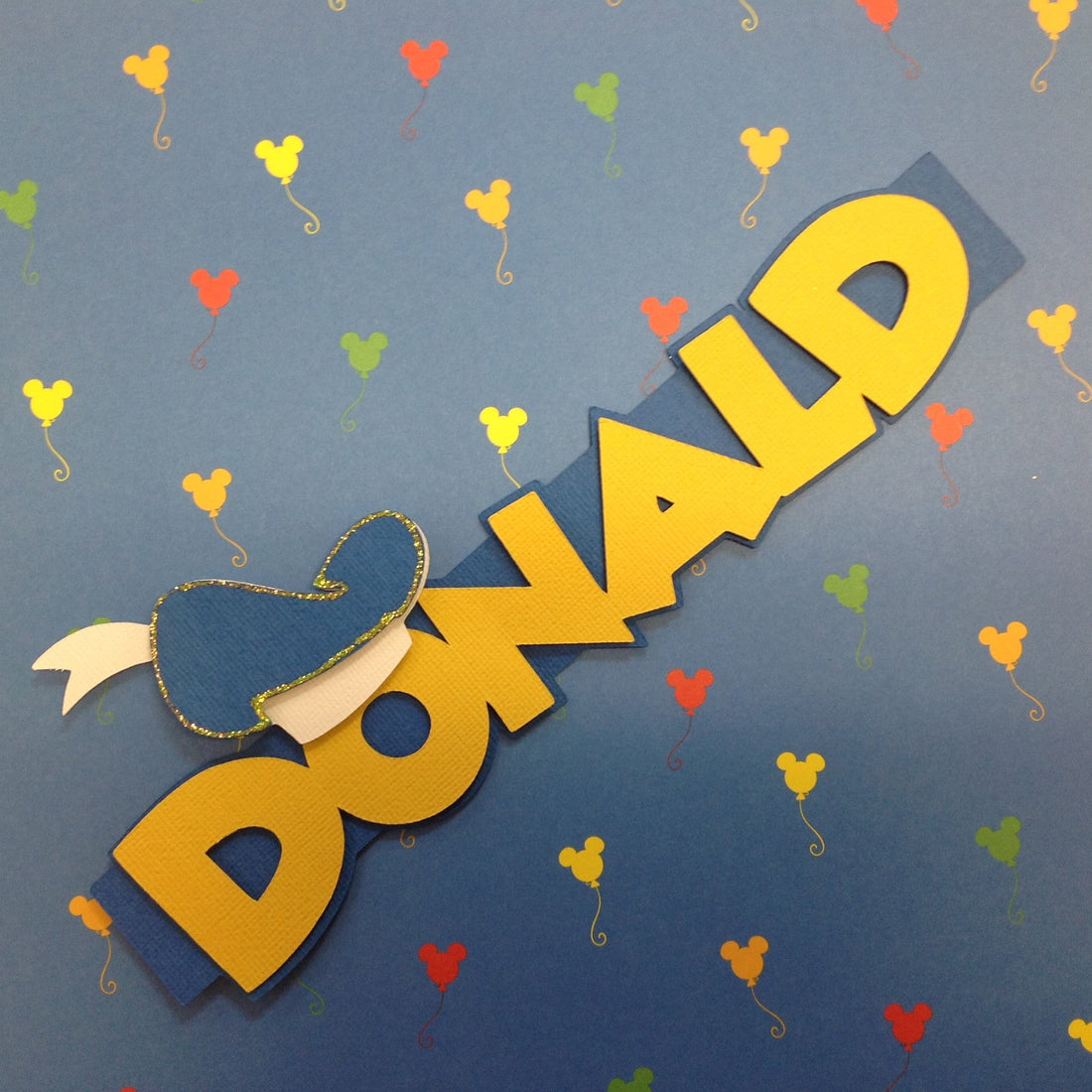 Like Disney DONALD DUCK DieCut Scrapbook Embellishment
