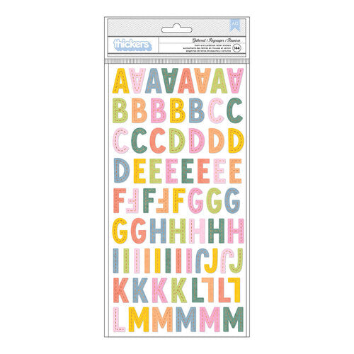 Thickers Paige Evans Garden Shoppe GATHERED Alphabet Foam Stickers @Scrapbooksrus