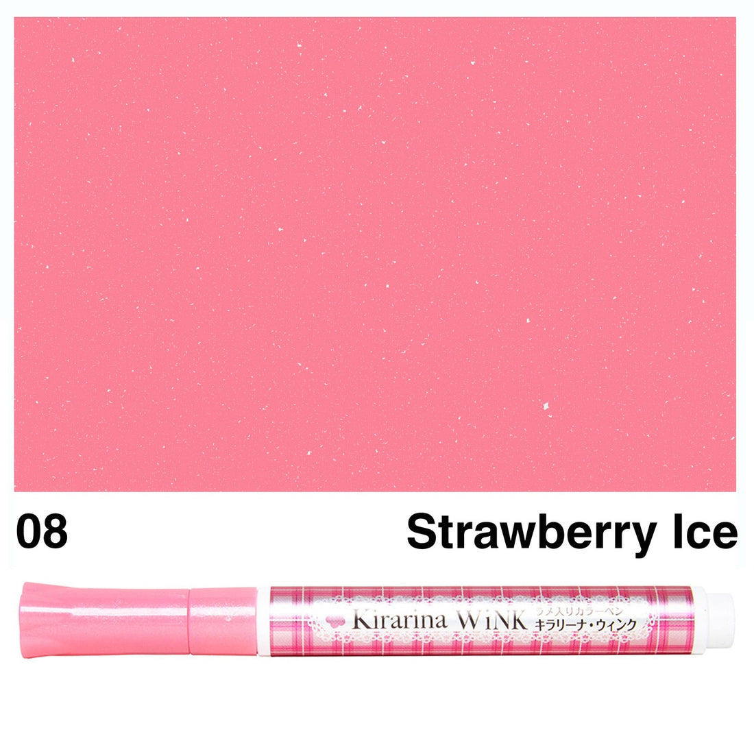 Kirarina Wink STRAWBERRY ICE METALLIC Marker Pens Scrapbooksrus