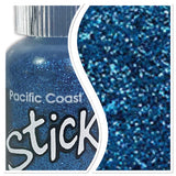 Ranger STICKLES BLUES PURPLES .5oz Glitter Glue PACIFIC COAST