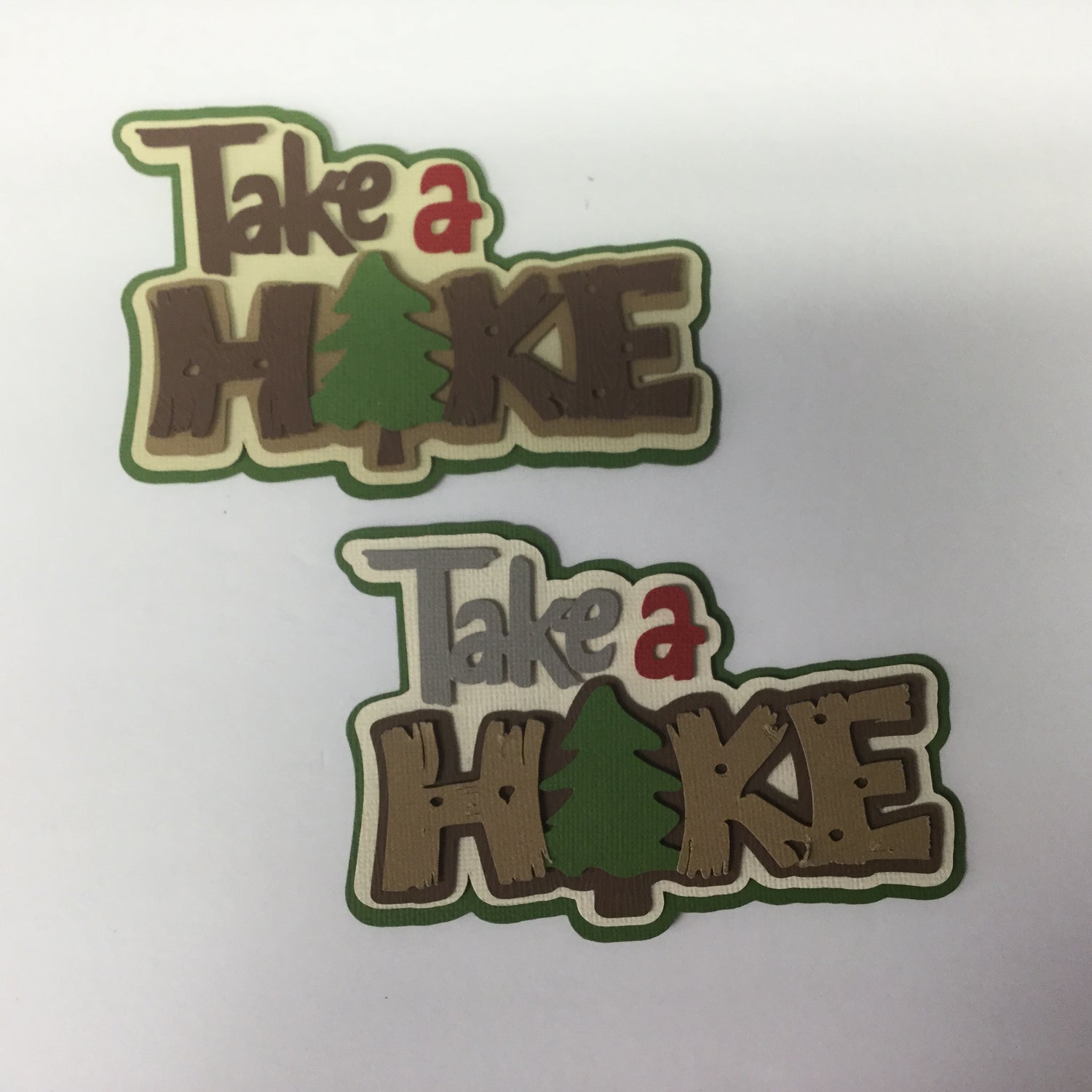 TAKE A HIKE Camping Scrapbook Die Cut Embellishment Scrapbookrus