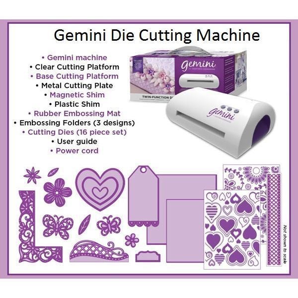 Gemini Twin Function Die Cut Embossing Machine