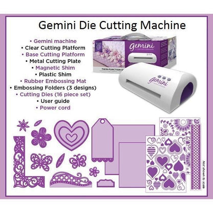 Gemini Twin Function Die Cut Embossing Machine