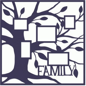 Page Frame FAMILY TREE Scrapbook 