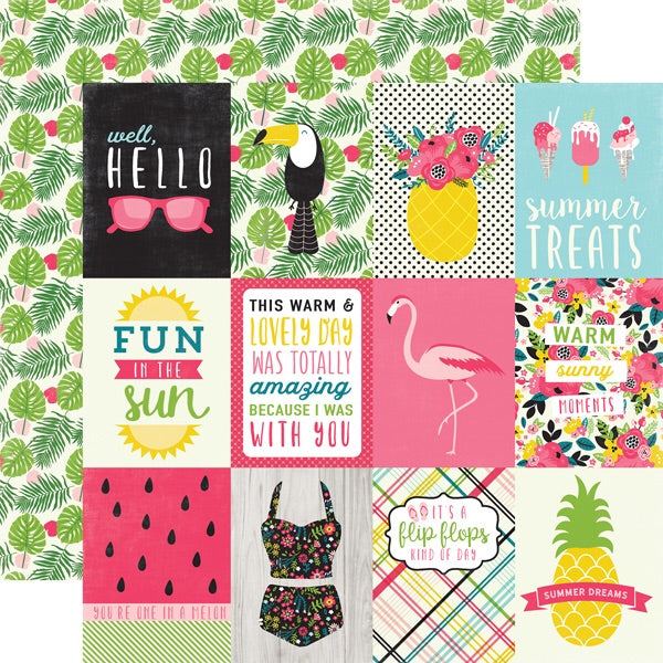 Echo Park SUMMER FUN Collection Kit 12&quot;X12&quot;