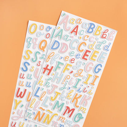 THICKERS WONDERFUL Especial Foam Gold Foil Letter Stickers