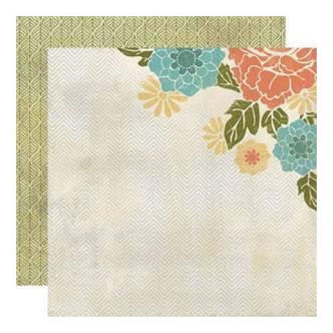 My Mind's Indie Chic CITRON Papers 12"X12" Cardstock Paper Scrapbooksrus