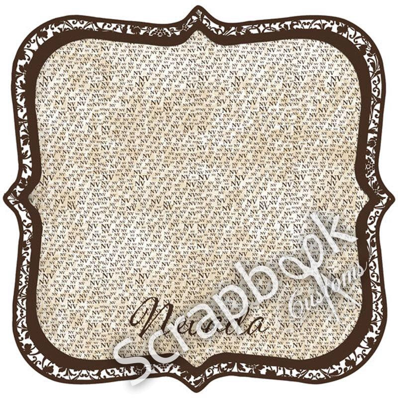 NEVADA State Laser 12"X12" Custom Travel Diecut Paper LV - Scrapbook Kyandyland