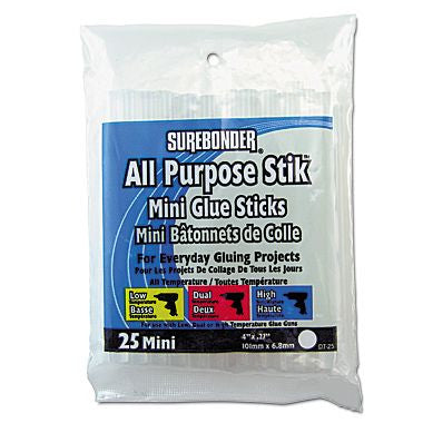 SureBonder MINI GLUE STIK 4&quot;X.27&quot; 25pc