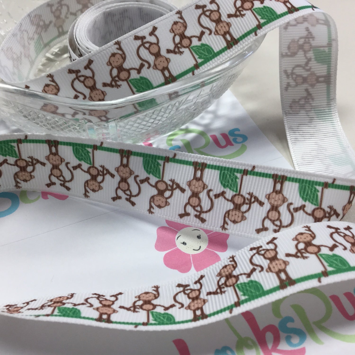 Monkey Grosgrain Ribbon Scrapbooksrus Scrapbook Store