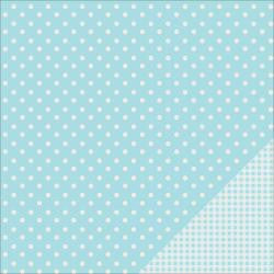 Pebbles Basic POLKA DOTS 12&quot;X12&quot; Cardstock Paper - Scrapbook Kyandyland