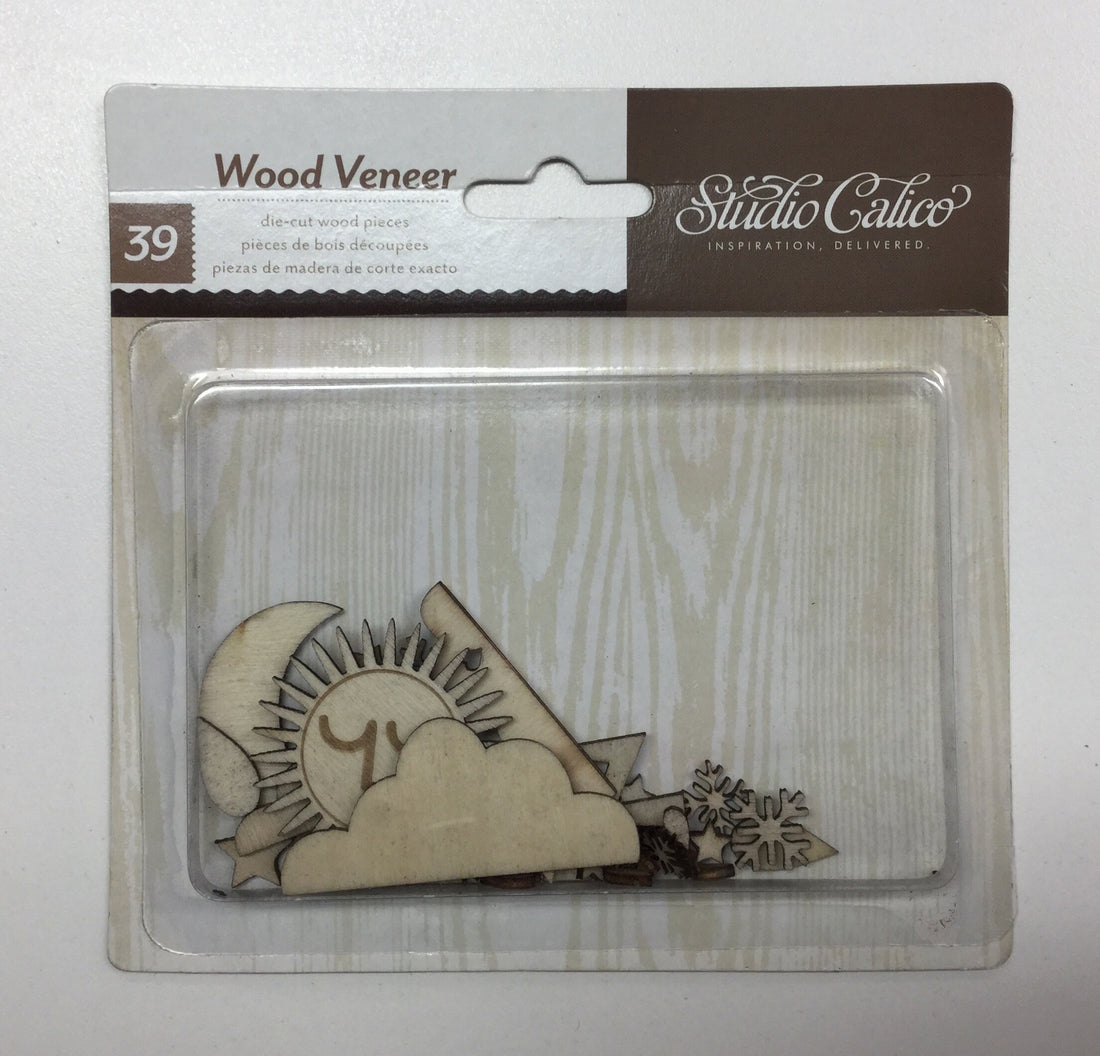 Studio Calico SEASONAL Wood Veneer 39pc Die Cut