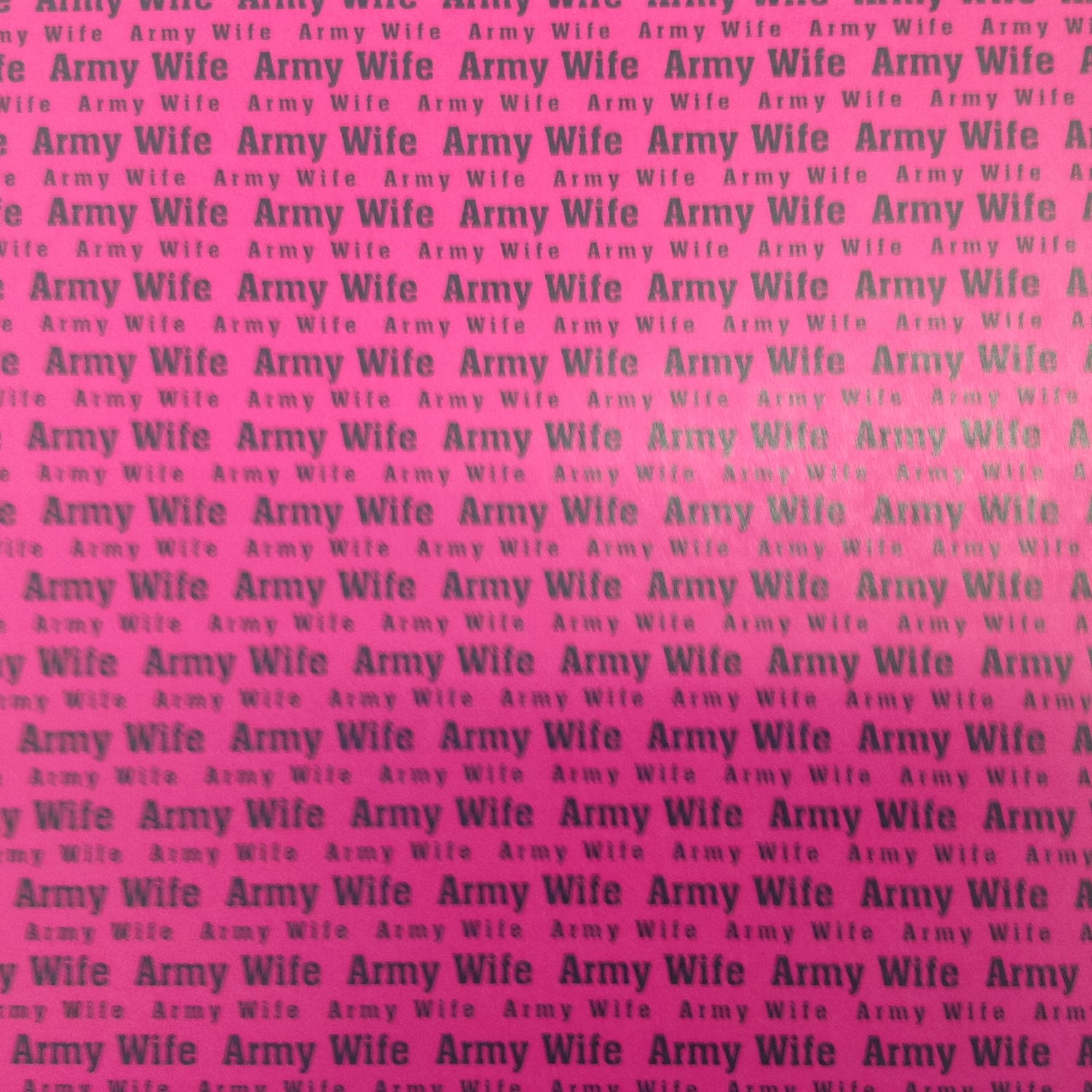 Scrapbook Customs ARMY WIVE 12&quot;X 12&quot; Scrapbook Paper Scrapbooksrus