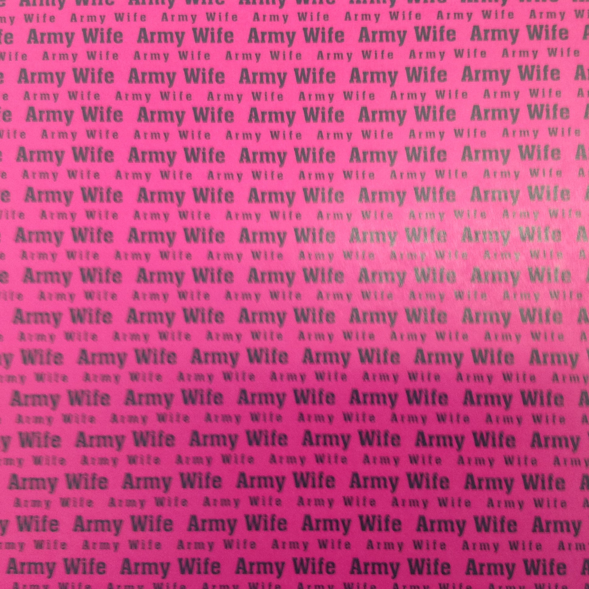 Scrapbook Customs ARMY WIVE 12&quot;X 12&quot; Scrapbook Paper Scrapbooksrus