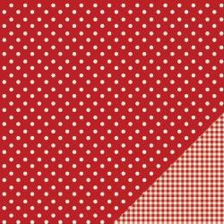 Pebbles Basic POLKA DOTS 12&quot;X12&quot; Cardstock Paper - Scrapbook Kyandyland