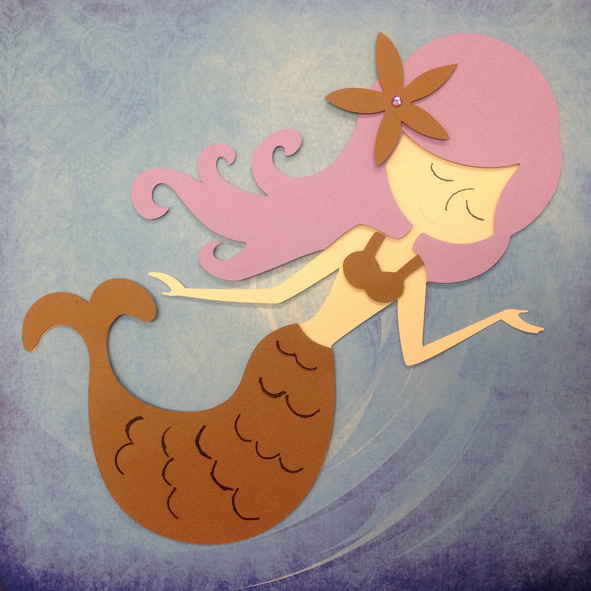 Custom Large 12&quot; MERMAID Birthday Party Decoration - Scrapbook Kyandyland