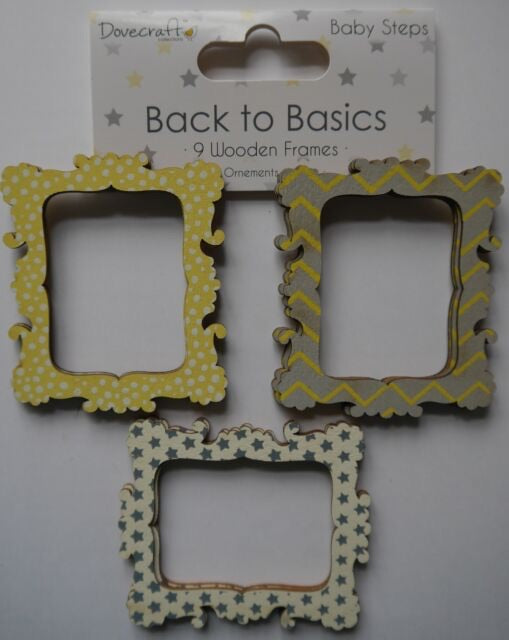 Dovecraft Back to Basics BABY STEPS WOODEN FRAMES