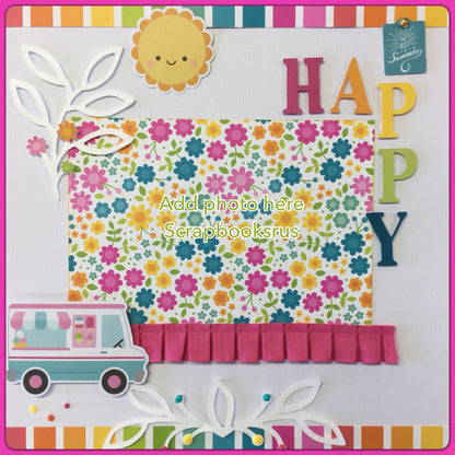 Scrapbook Class Kit Doodlebug Sweet Summer Pages @scrapbooksrus