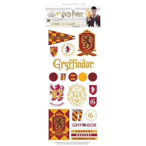 Paper House HARRY POTTER GRYFFINDOR Stickers 21pc @Scrapbooksrus