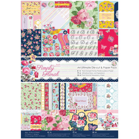 Docrafts Papermania SIMPLY FLORAL - Scrapbook Kyandyland