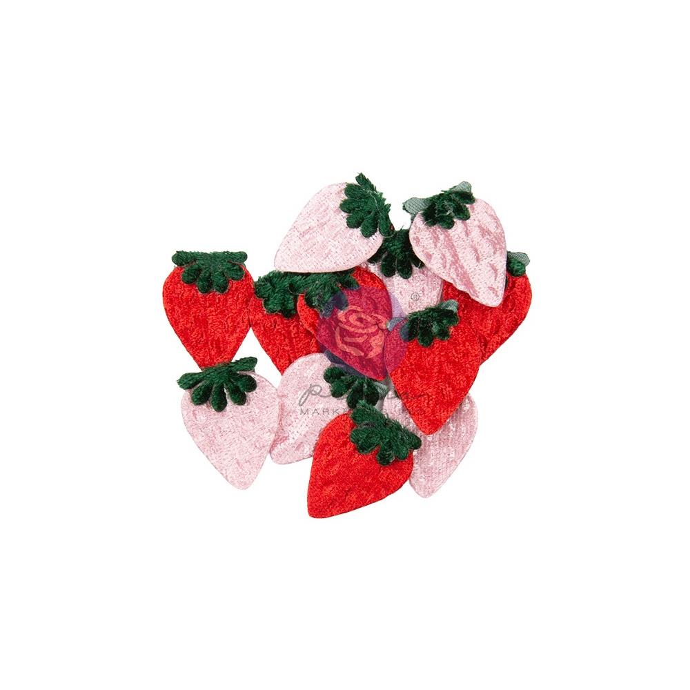 Velvety and soft, these red and pink strawberry pieces will add a soft touch to your projects! Add them to cards, tags, and more for a unique and one-of-a-kind embellishment. Coordinates with the Strawberry Milkshake Collection by Frank Garcia Scrapbooksrus Las Vegas