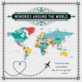 Scrapbook Customs MEMORIES AROUND THE WORLD 12X12 Paper Scrapbooksrus