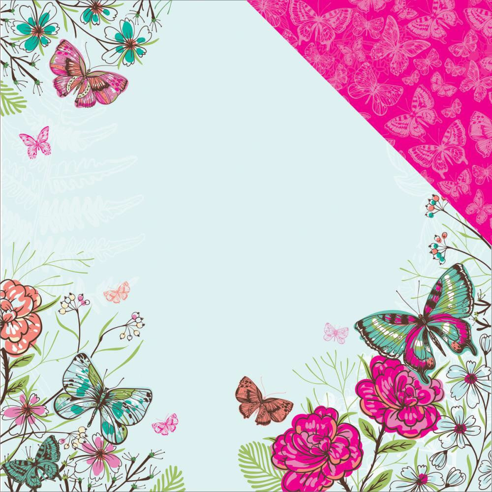 Kaisercraft Fly Free PARTNER 12"X12" Scrapbook Paper