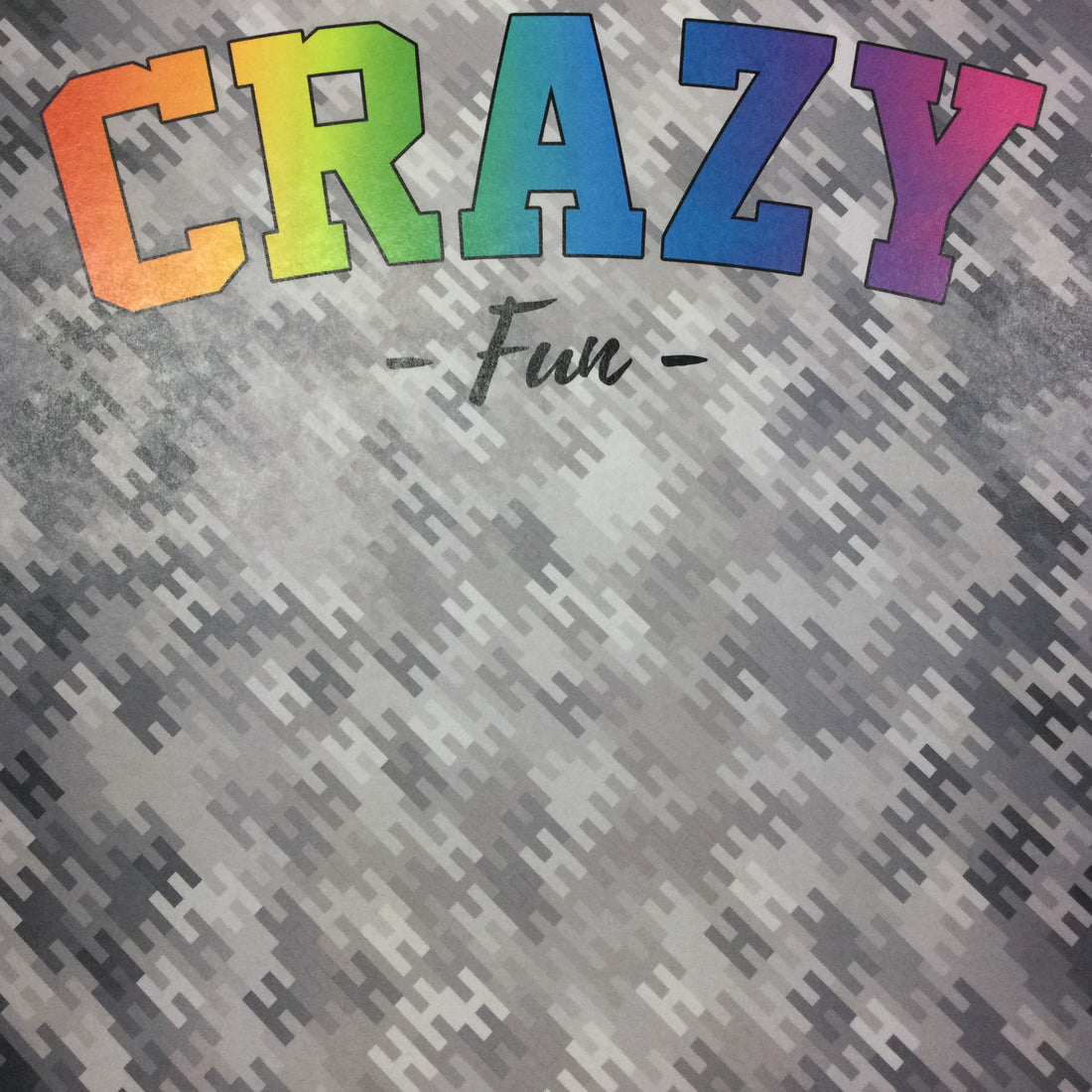 CRAZY FUN Neon 12"X12" Scrapbook Paper Scrapbooksrus
