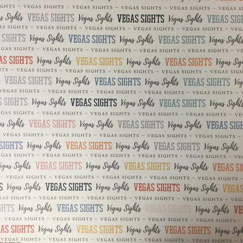 VEGAS SIGHTS Double Sided Pride  2 12x12 Scrapbook Paper Scrapbooksrus