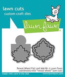 Scrapbooksrus Las Vegas Scrapbook Lawn Fawn Reveal Wheel FALL LEAF ADD-ON