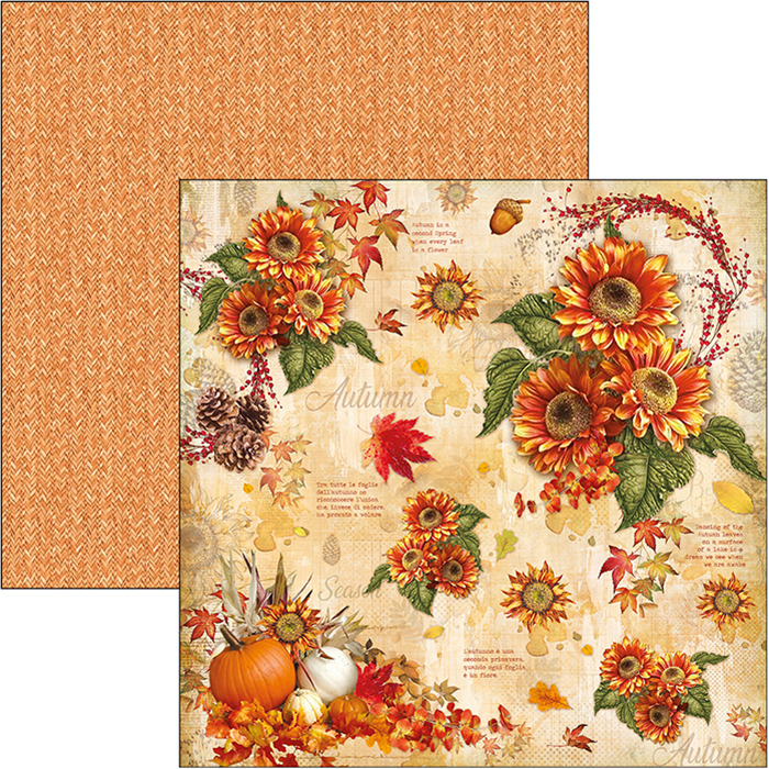 Ciao Bella THE SOUND OF AUTUMN Paper Pad 12 Sheets Scrapbooksrus