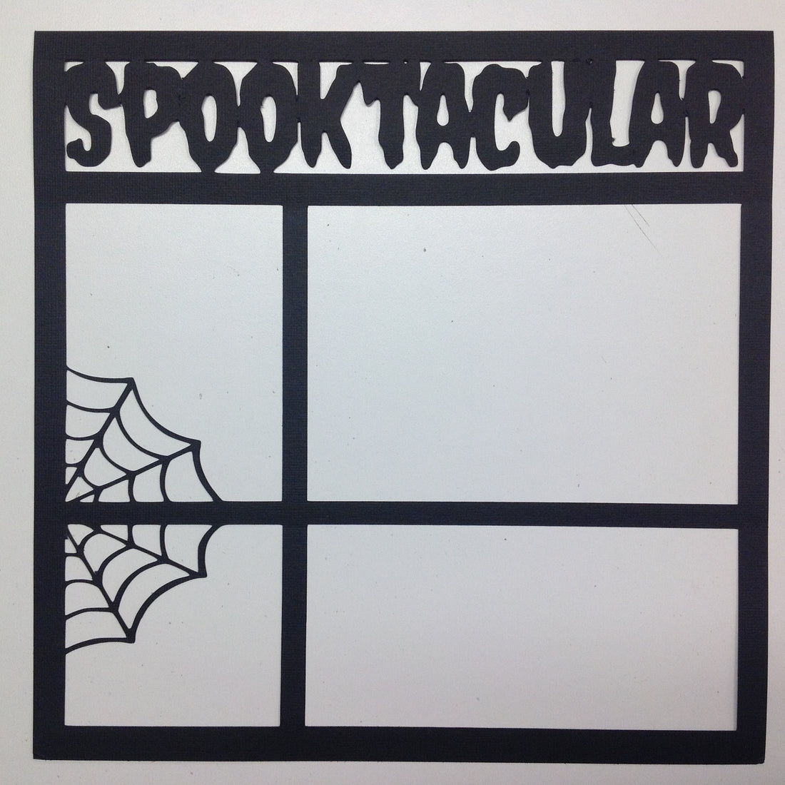 Page Frame SPOOKTACULAR Halloween 12"X12" Overlay