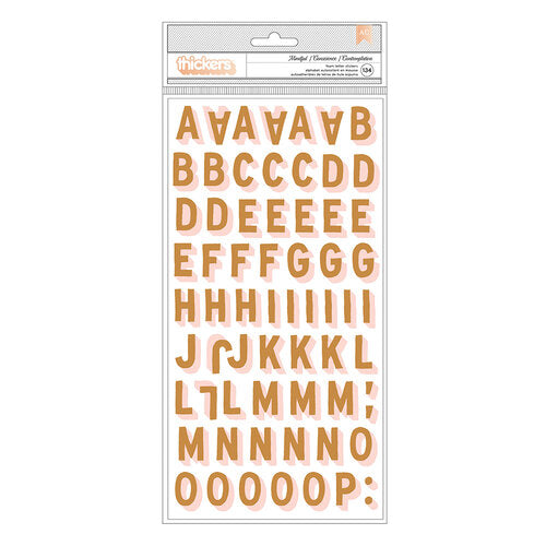 THICKERS Jen Hadfield Peaceful Heart MINDFUL Alphabet Stickers
