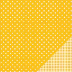 Pebbles Basic POLKA DOTS 12&quot;X12&quot; Cardstock Paper - Scrapbook Kyandyland