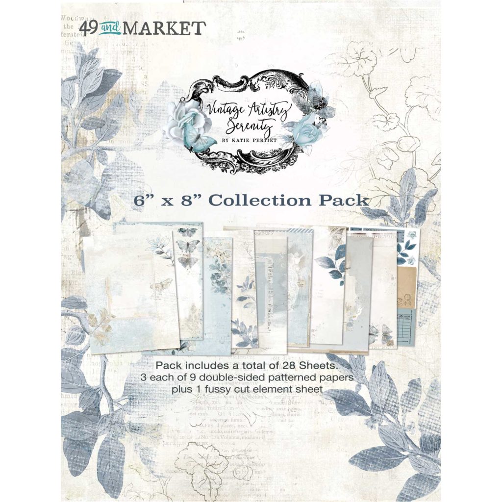 49 and Market VINTAGE ARTISTRY SERENITY 6”X8” Collection Paper Pack