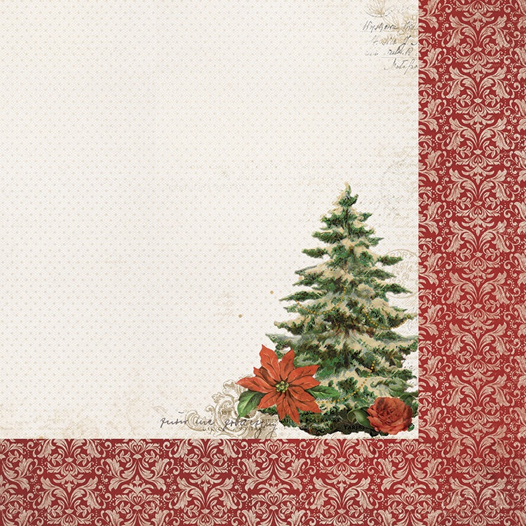 Kaisercraft Letters To Santa CHRISTMAS  TRADITIONS 12&quot;X12&quot; Scrapbook Sheet