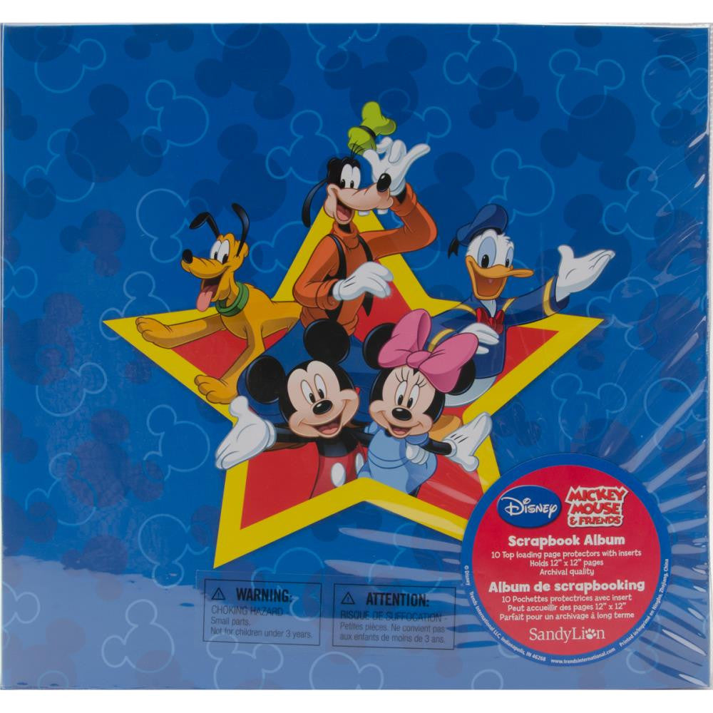 Disney Sandy Lion Trends  12&quot;X12&quot; MICKEY Post Bound Album - Scrapbook Kyandyland