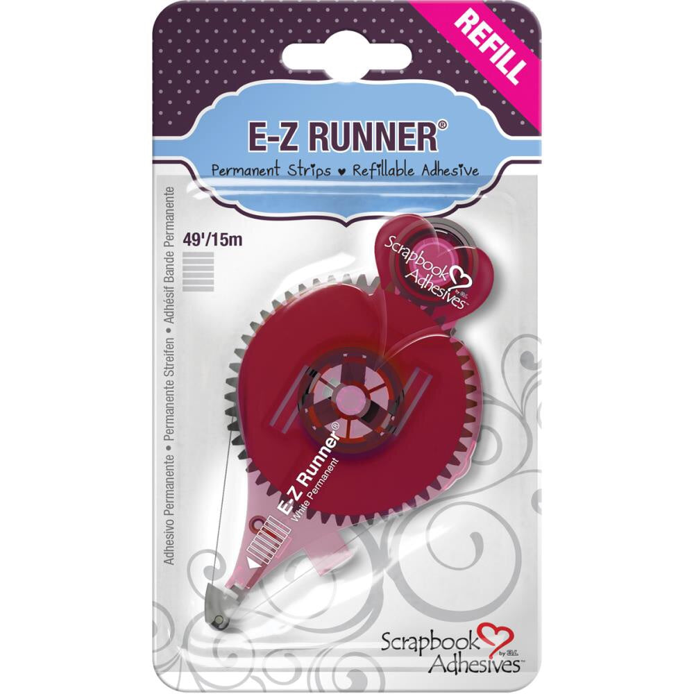 Scrapbook Adhesives E-Z Runner Strips REFILL Permanent 49’