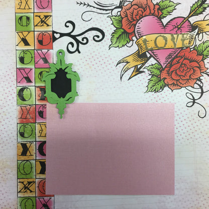 Premade LOVE STRUCK (2) 12X12 Scrapbook Pages Scrapbooksrus