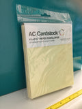 AC Cardstock 25 PAPER ENVELOPES Vanilla