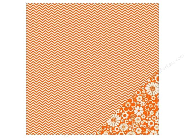 Pebbles CHEVRON Basics 12&quot;X12&quot; Scrapbook Paper