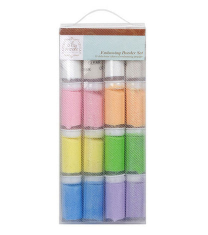 Hampton Art Embossing Powder PASTEL Set 16