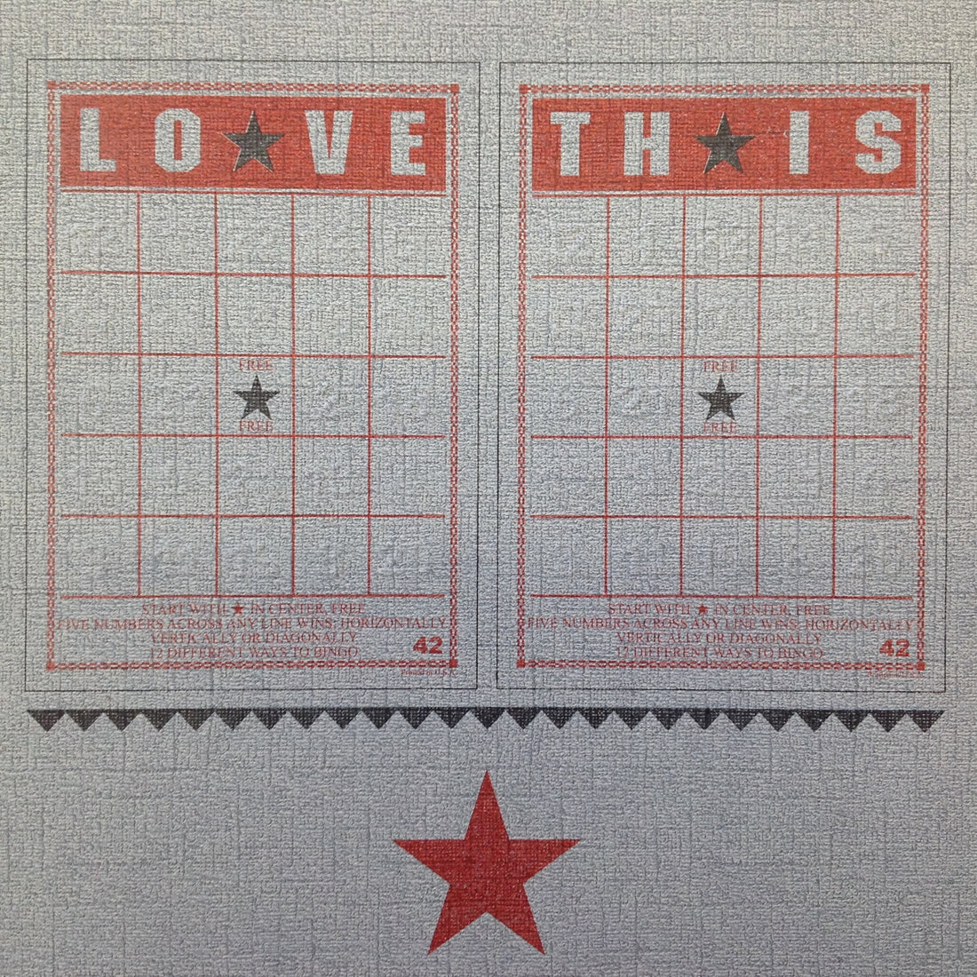 Care Amour LOVE THIS Valentine 12x12 Scrapbook Paper - Scrapbook Kyandyland
