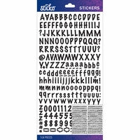 Sticko BLACK MARKER SMALL ALPHABETS Stickers 518pc