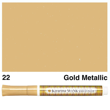 Kirarina Wink GOLD METALLIC Marker Pens Scrapbooksrus