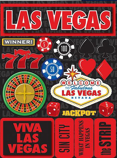 Reminisce Signature Series LAS VEGAS Sticker @scrapbooksrus